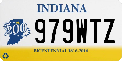 IN license plate 979WTZ