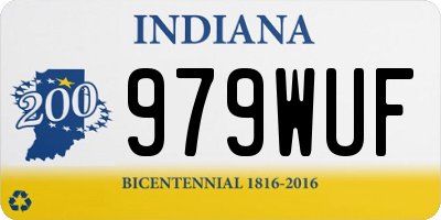IN license plate 979WUF
