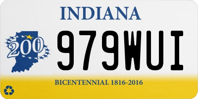 IN license plate 979WUI