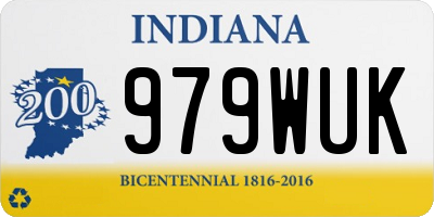 IN license plate 979WUK