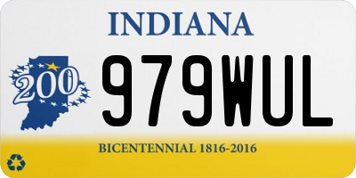 IN license plate 979WUL