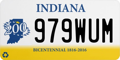 IN license plate 979WUM
