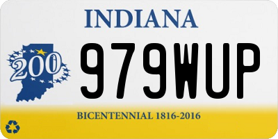 IN license plate 979WUP