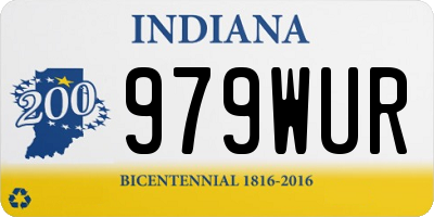 IN license plate 979WUR