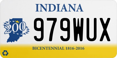 IN license plate 979WUX