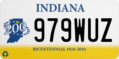 IN license plate 979WUZ