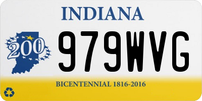 IN license plate 979WVG