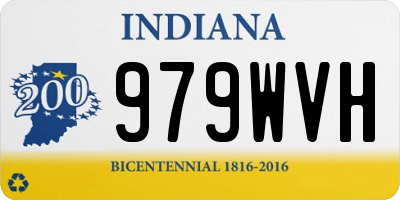 IN license plate 979WVH