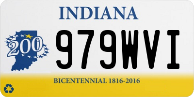 IN license plate 979WVI