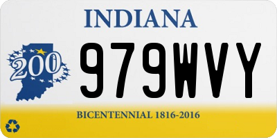 IN license plate 979WVY