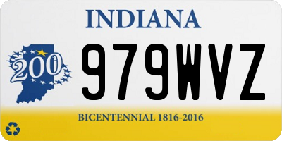 IN license plate 979WVZ