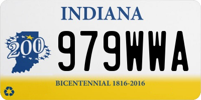 IN license plate 979WWA