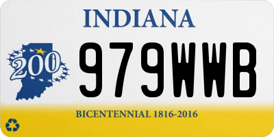 IN license plate 979WWB