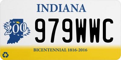 IN license plate 979WWC