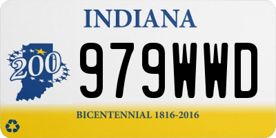 IN license plate 979WWD