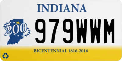 IN license plate 979WWM
