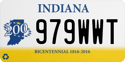 IN license plate 979WWT