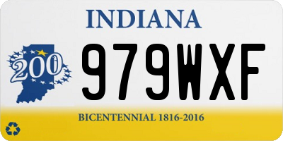 IN license plate 979WXF