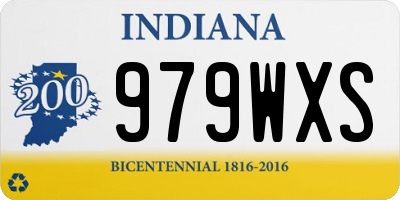 IN license plate 979WXS