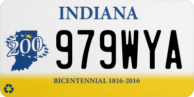 IN license plate 979WYA