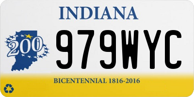 IN license plate 979WYC