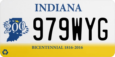 IN license plate 979WYG
