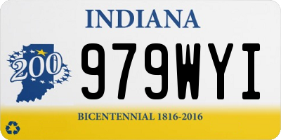 IN license plate 979WYI
