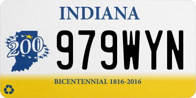 IN license plate 979WYN