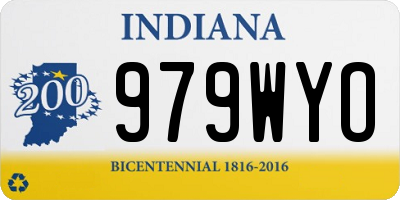 IN license plate 979WYO