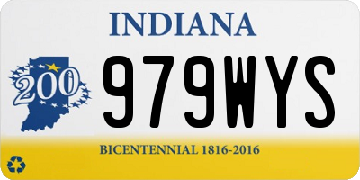 IN license plate 979WYS