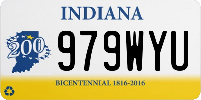 IN license plate 979WYU