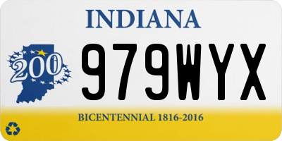 IN license plate 979WYX