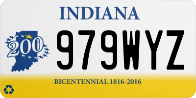 IN license plate 979WYZ