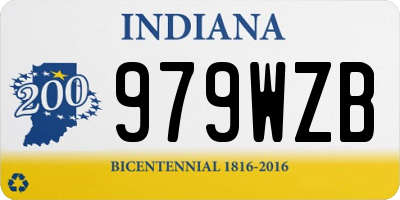 IN license plate 979WZB