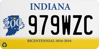IN license plate 979WZC