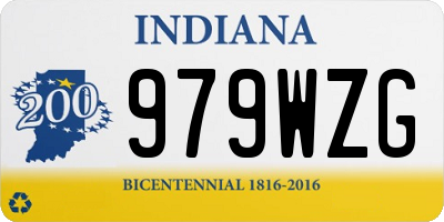 IN license plate 979WZG