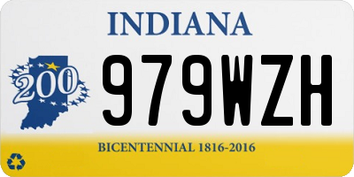 IN license plate 979WZH