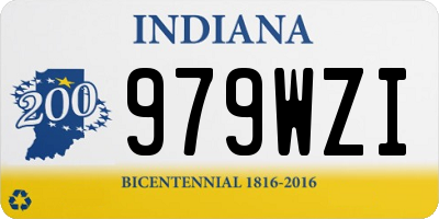 IN license plate 979WZI