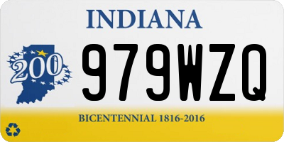 IN license plate 979WZQ