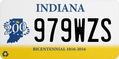 IN license plate 979WZS