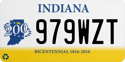 IN license plate 979WZT