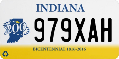IN license plate 979XAH