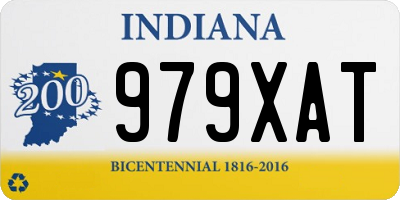 IN license plate 979XAT