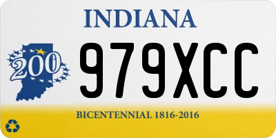 IN license plate 979XCC