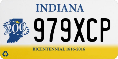 IN license plate 979XCP