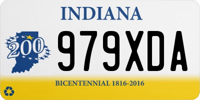 IN license plate 979XDA