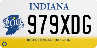 IN license plate 979XDG