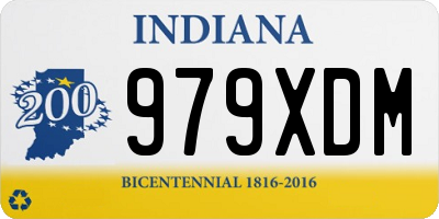 IN license plate 979XDM
