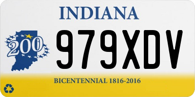 IN license plate 979XDV