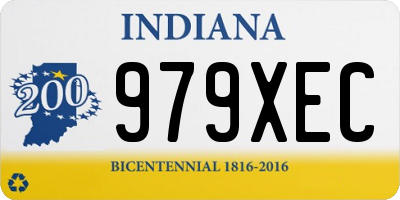 IN license plate 979XEC